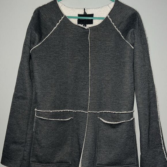 Sanctuary Sherpa Jersey Jacket-Size Extra Small - Picture 3 of 9